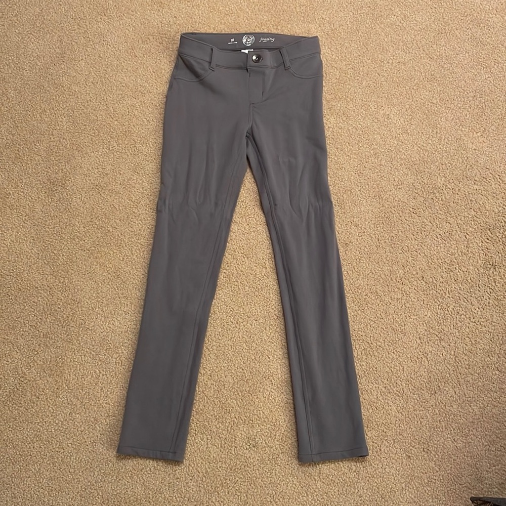Girls Gray Jeggings